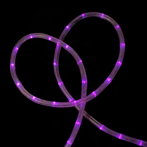  Northlight 150 Commericial Grade Purple LED IndoorOutdoor Christmas Rope Lights on a Spool