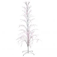 Northlight 4 Pink LED Lighted Christmas Cascade Twig Tree Outdoor Decoration