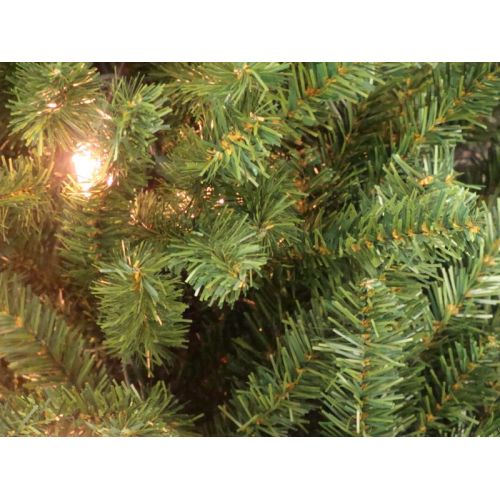  Northlight 9 x 8 Commercial Size Pre-Lit Green Pine Artificial Christmas Archway - Clear Lights