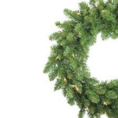  Northlight 24 Pre-Lit PEPVC Mixed Pine Artificial Christmas Wreath - Clear Lights