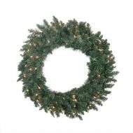 Northlight 30 Prelit Traditional Pine Artificial Christmas Wreath - Clear Lights