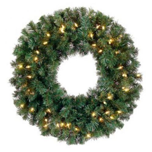  Northlight Deluxe Windsor Pine Pre-lit Wreath