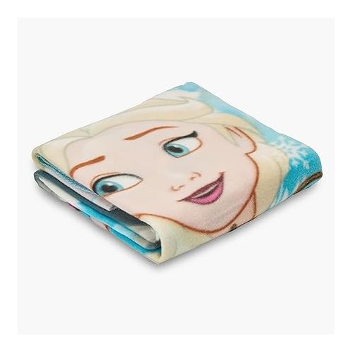  Northwest Disney Frozen, 'Snow Journey' Fleece Throw Blanket, 45' x 60', Multi Color, 1 Count