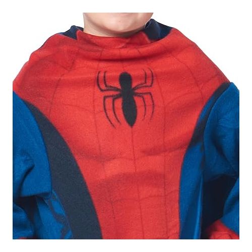  Northwest Comfy Throw Blanket with Sleeves, Youth-48 x 48 in, Spider man