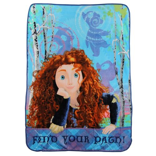  Northwest Kids Colorful Character Micro Raschel Throw Blanket 46 x 60 (Brave Princess Merida)