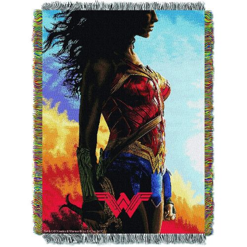  Northwest 1WWM/05100/0001/RET Wonder Woman Licensed Tapestry Woven Throw