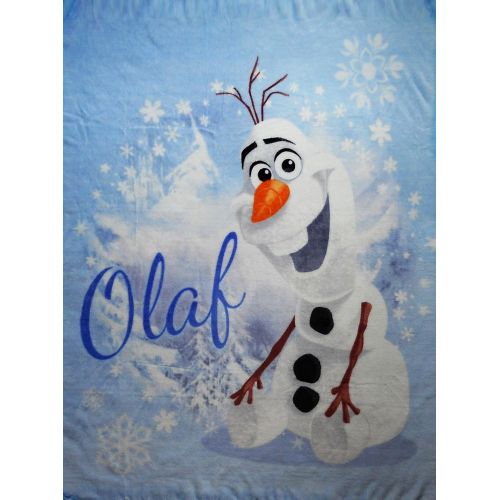  Northwest Disney Frozen Olaf --Disney Frozen Throw Winter Olaf 40 x 50 Silk Touch Throw - Blankets and throws Microfiber with Big Pictures Olaf Frozen in bold, vibrant colors -Cuddle up wit