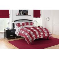Northwest Officially Licensed NCAA Alabama Crimson Tide Queen Bed in a Bag Set, 86' x 86', Red