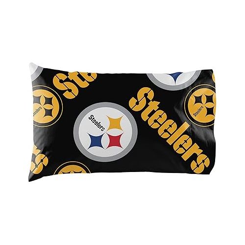  NFL Pittsburgh Steelers Queen Bed In a Bag Set, 86