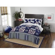 Northwest The Company Officially Licensed NFL New York Giants Queen Bed in a Bag Set, 86