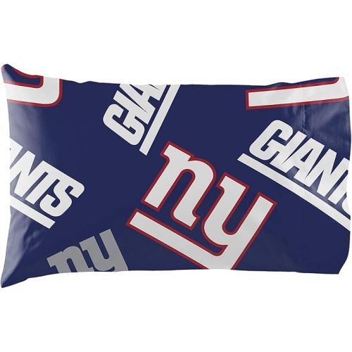  Northwest The Company Officially Licensed NFL New York Giants Queen Bed in a Bag Set, 86