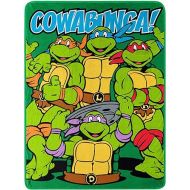 Northwest Nickelodeon Fleece Throw Blanket Teenage Mutant Ninja Turtles, Cowabunga Dudes, 46