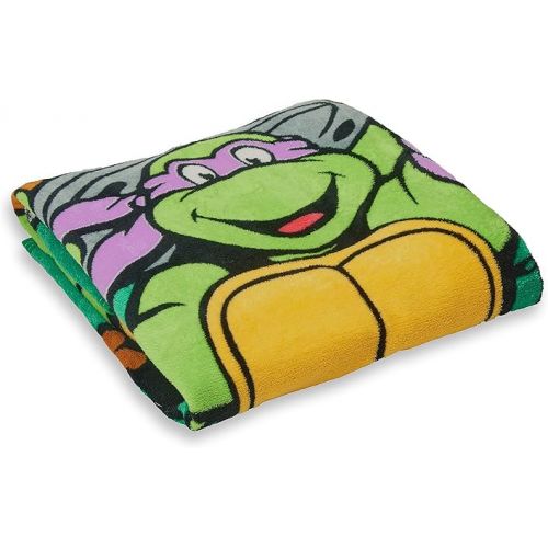  Northwest Nickelodeon Fleece Throw Blanket Teenage Mutant Ninja Turtles, Cowabunga Dudes, 46