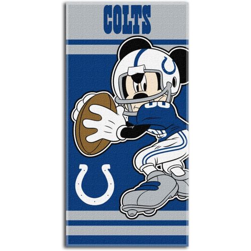  Northwest Indianapolis Colts Mickey Mouse Youth Beach Towel