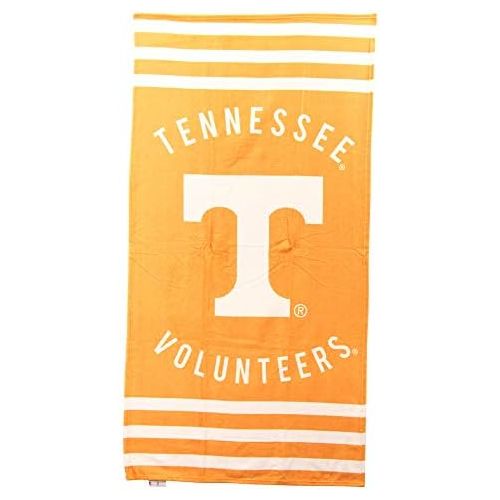  The Northwest Company NCAA Collegiate Striped Beach Towel 30 x 60 (Tennessee Volunteers)