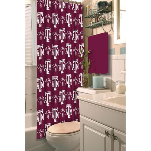  Northwest Texas A&M Aggies NCAA Fabric Shower Curtain (72x72)
