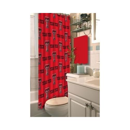  Northwest Texas Tech Red Raiders Fabric Shower Curtain 72x72