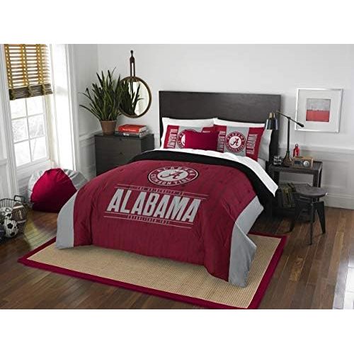  The Northwest Company Alabama Crimson Tide NCAA King Comforter Set (Modern Take Series) (102 x 86)