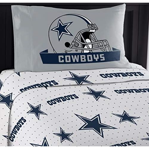  Northwest NFL Dallas Cowboys “Monument” Twin Sheet Set #464070571