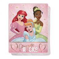 Northwest Disney Princesses Rocking Princesses Silk Touch Sherpa Throw Blanket, 40 x 50