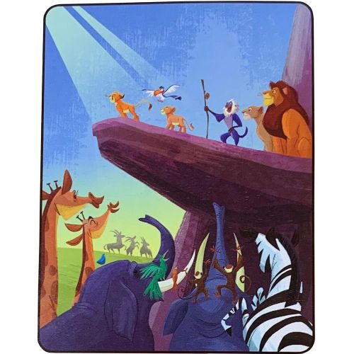  The Northwest Company Disneys Lion King Cheers to The King Super Plush Soft Throw Blanket 46x60