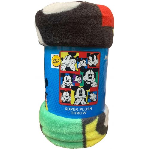  Northwest Disneys Mickey Mouse Frames Micro Super Plush Soft Throw Blanket 46 x 60