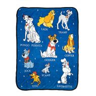 The Northwest Company Throw Blanket Plush Disney Dog Print 46x60 inches