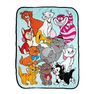 The Northwest Company Throw Blanket Plush Disney Cat Print 60x46 inches