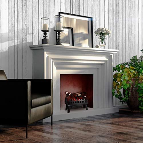  LED Electric Log Insert for Fireplaces-Heater with Realistic Energy Efficient LED Glowing Flame Ember Bed-Home and Hearth Accessories by Northwest