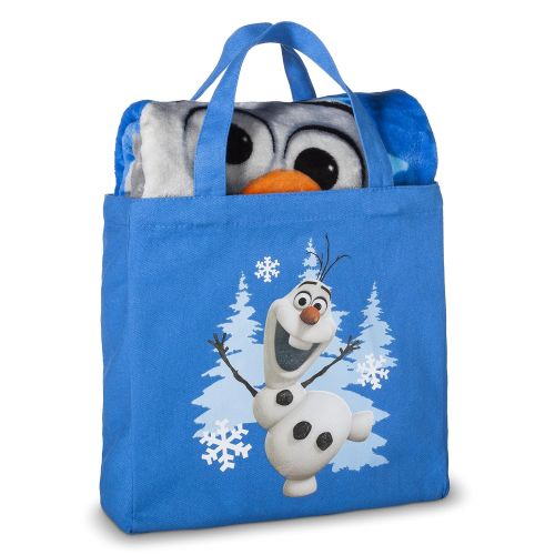  Northwest Enterprises Disney Frozen Olaf Silk Touch Throw & Canvas Tote Set