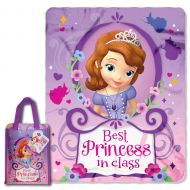 Northwest Enterprises Disneys Sofia the First, Best Princess Non Woven Bag with Micro Silk Throw Blanket, Multi Color