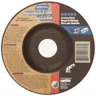 Norton Abrasives - St. Gobain Norton Norzon Plus Depressed Center Abrasive Wheel, Type 27, Ceramic Aluminum Oxide and Zirconia Alumina