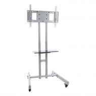 Norwood Commercial Furniture NOR-HEC1202BK-SO Mobile Flat Panel Cart for 32  70 Flat Panel Screens