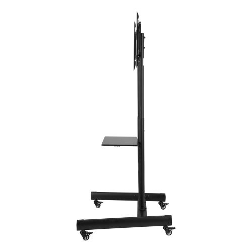  Norwood Commercial Furniture NOR-HEC1202BK-SO Mobile Flat Panel Cart for 32  70 Flat Panel Screens