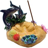 인센스스틱 Nose Desserts Dolphins on Coral Reef Ashtray Stick Incense Ashcatcher Burner