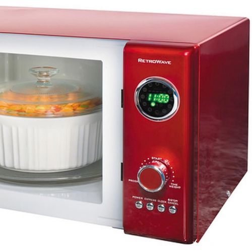  Nostaglia Adds a Nostalgic Touch to your Kitchen, Retro Microwave Oven, Dimensions: 19 inches long x 14 inches wide x 11 inches high