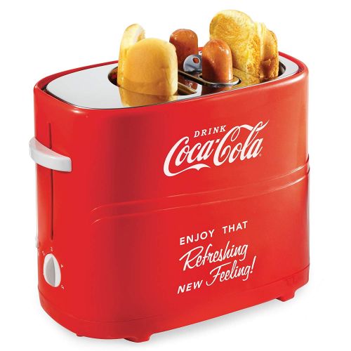  Nostalgia HDT600COKE Coca-ColaPop-Up Hot Dog Toaster