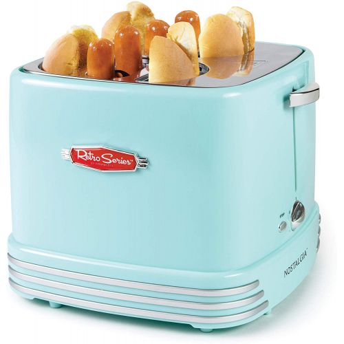  Nostalgia HDT600RETRORED Pop-Up Hot Dog Toaster