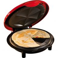 [아마존베스트]Nostalgia EQM200 6-Wedge Electric Quesadilla Maker with Extra Stuffing Latch