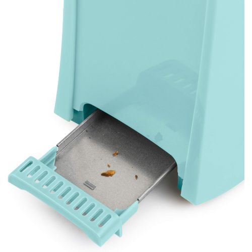  [아마존베스트]Nostalgia TCS2AQ Grilled Cheese Easy-Clean Toaster Baskets and Adjustable Toasting Dial, Aqua