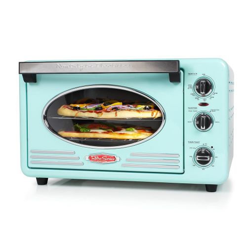  Nostalgia RTOV220AQ Retro 12-Slice Convection Toaster Oven