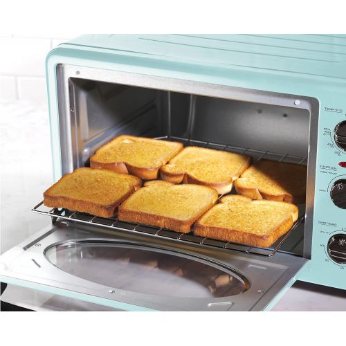  Nostalgia RTOV220AQ Retro 12-Slice Convection Toaster Oven