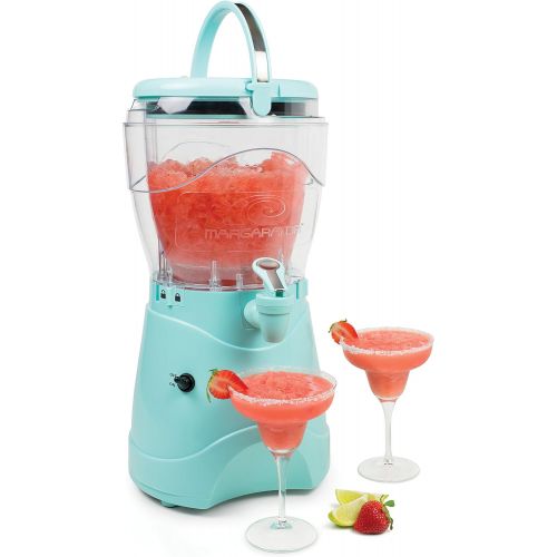  Nostalgia MSB1AQ Margarita & Slush Machine, 1 Gallon, Aqua