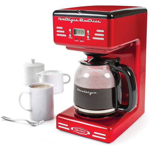  Nostalgia RCOF120 Retro 12-Cup Programmable Coffee Maker