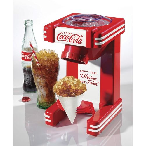  Nostalgia RSM702COKE Coca-Cola Single Snow Cone Maker