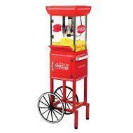 Nostalgia CCP399COKE Coca-Cola 2.5-Ounce Popcorn Cart - 48 Inches Tall