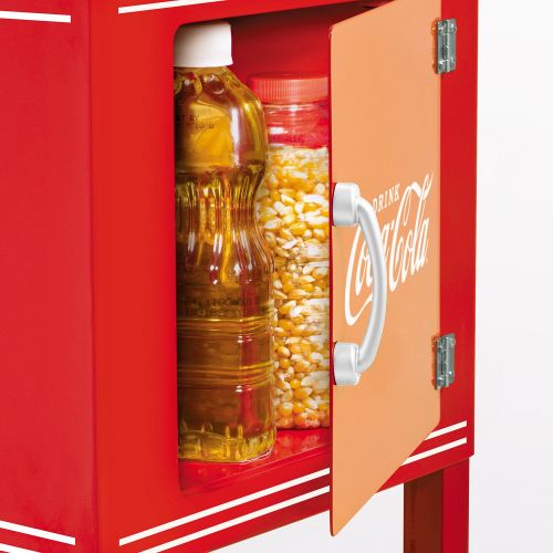  Nostalgia CCP399COKE Coca-Cola 2.5-Ounce Popcorn Cart - 48 Inches Tall