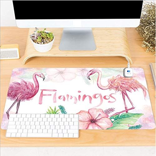  Nosterappou Writing warm flashlight hot plate electric heating heating table treasure, office computer desk and study desk in the cold winter day, there is warm table mat warmth, w