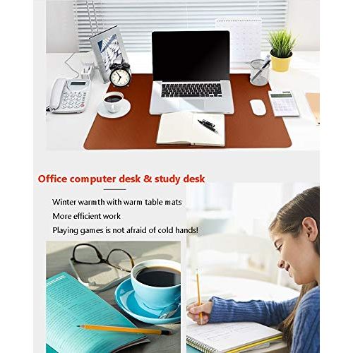  Nosterappou Writing warm flashlight hot plate electric heating heating table treasure, office computer desk and study desk in the cold winter day, there is warm table mat warmth, w