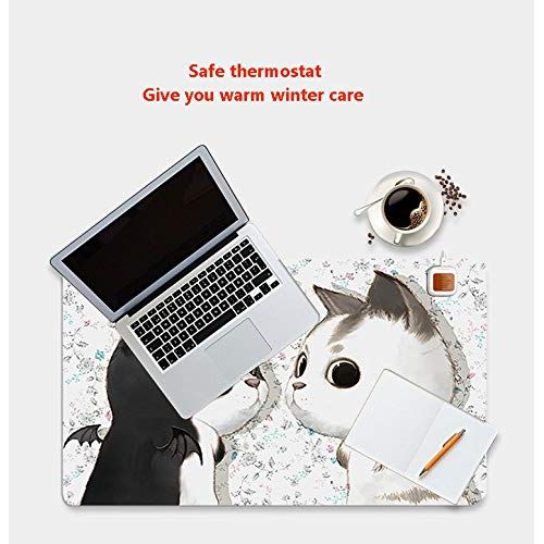 Nosterappou Office Study Home Warm Table mat, Green Fabric, Study, Living Room Electric Heating Table mat, Four Layers of Security Protection More Peace of Mind, Large Warm Table m